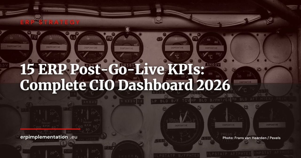 15 ERP KPIs Every CIO Must Track After Go-Live