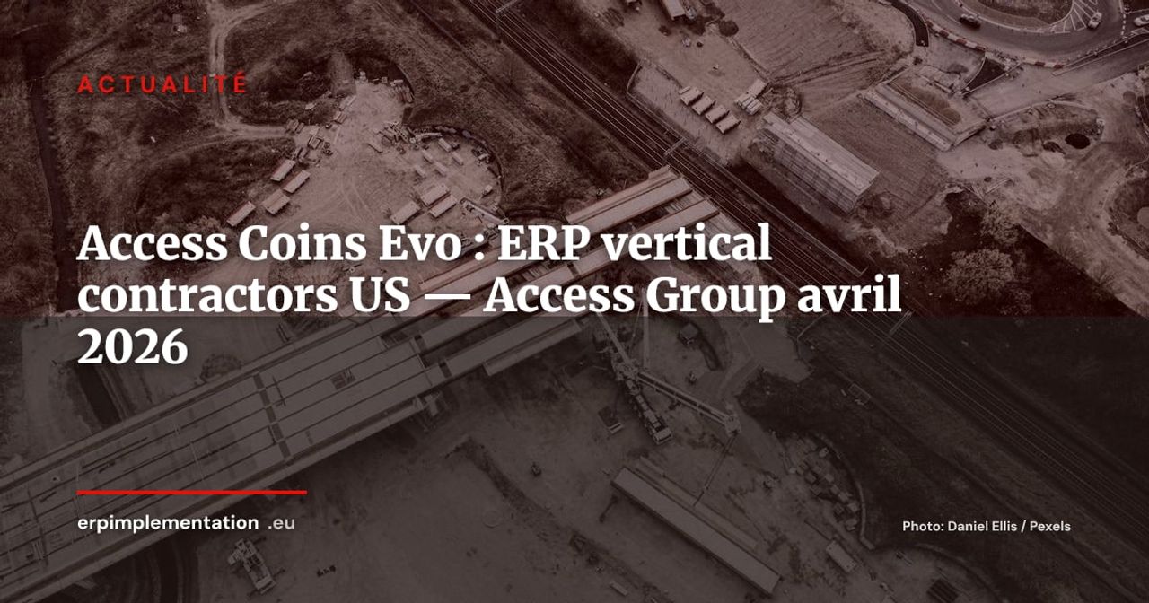 Access Group lance Access Coins Evo aux États-Unis : ERP vertical pour contractors spécialisés