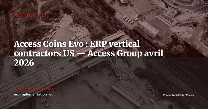 Access Group lance Access Coins Evo aux États-Unis : ERP vertical pour contractors spécialisés — Actualité