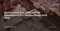 Access Group lance Access Coins Evo aux États-Unis : ERP vertical pour contractors spécialisés