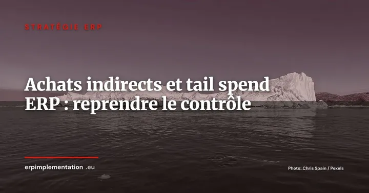 Tail spend et ERP : comment reprendre le contrôle de vos achats indirects (fournitures, IT, frais généraux) — Stratégie ERP
