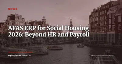 AFAS Expands Its ERP Into the Dutch Social Housing Sector