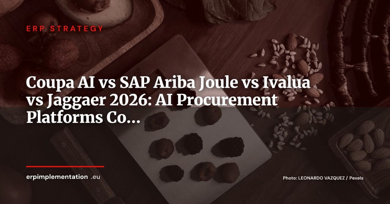 Coupa AI vs SAP Ariba Joule vs Ivalua vs Jaggaer: AI Procurement Comparison 2026–2027