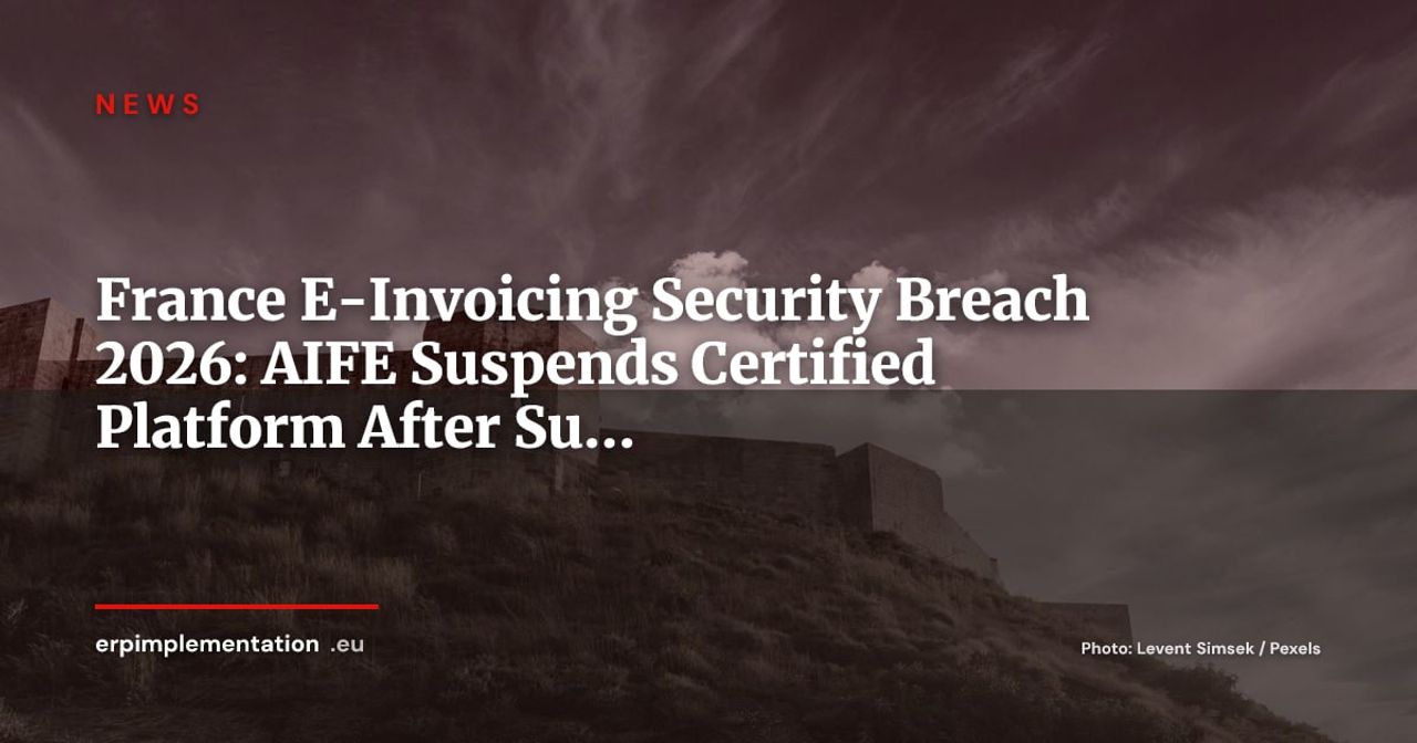 AIFE Suspends a Certified E-Invoicing Platform After Subcontractor Breach: Due Diligence Checklist
