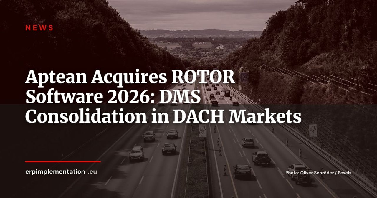 Aptean Acquires ROTOR Software GmbH: What Dealer Networks Need to Know