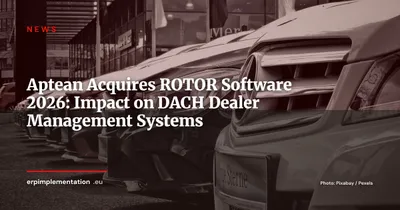 Aptean Acquires ROTOR Software: ERP Consolidation Reshapes DACH Dealer Networks