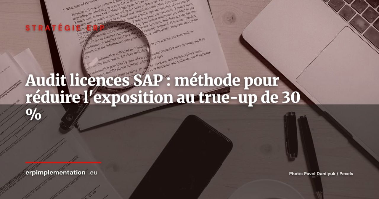 Audit de licences SAP : survivre au true-up annuel et réduire son exposition de 30 %