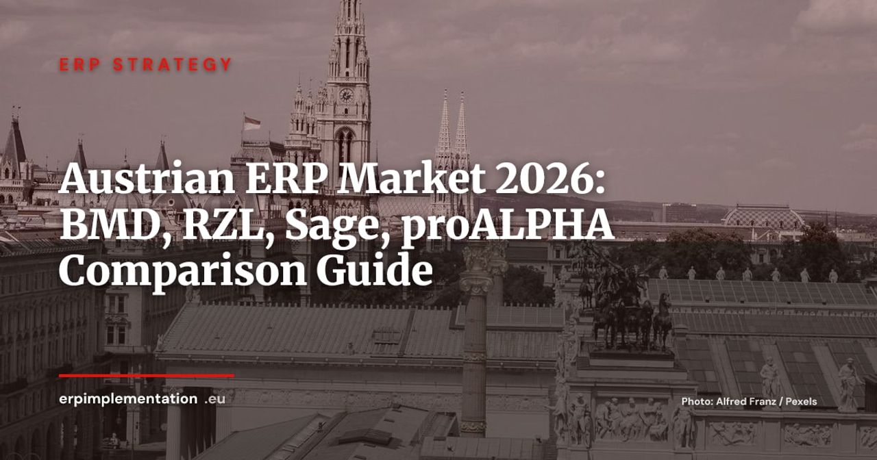 BMD, RZL, Sage Austria, proALPHA: Mapping the Austrian ERP Market in 2026