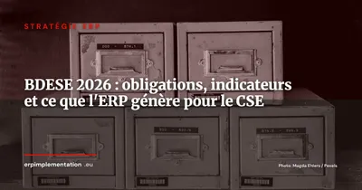 BDESE numérique 2026 : obligations légales et ce que votre ERP doit générer pour le CSE