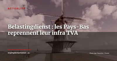 Belastingdienst NL : le fisc néerlandais reprend le contrôle de son système TVA face à Fast Enterprises