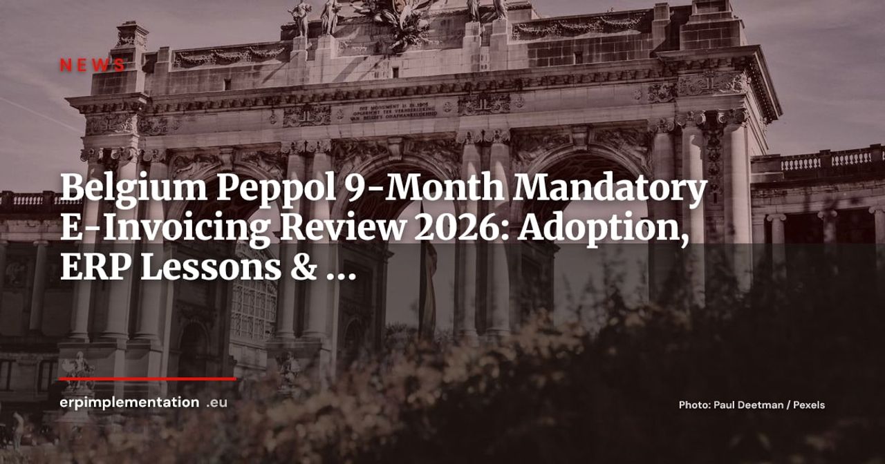 Belgium Peppol E-Invoicing: 9-Month Review — Adoption, Field Errors, and the 2028 Roadmap