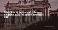 Facturation électronique en Belgique : bilan 9 mois -- adoption, erreurs terrain et horizons 2028