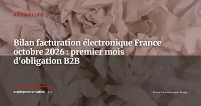 Facture électronique B2B France : bilan du premier mois -- ce qui a fonctionné, ce qui a bloqué
