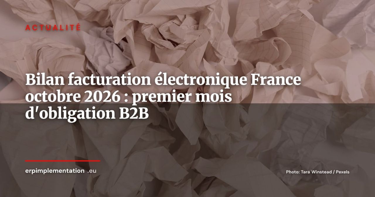 Facture électronique B2B France : bilan du premier mois -- ce qui a fonctionné, ce qui a bloqué