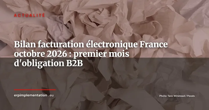 Facture électronique B2B France : bilan du premier mois -- ce qui a fonctionné, ce qui a bloqué — Actualité