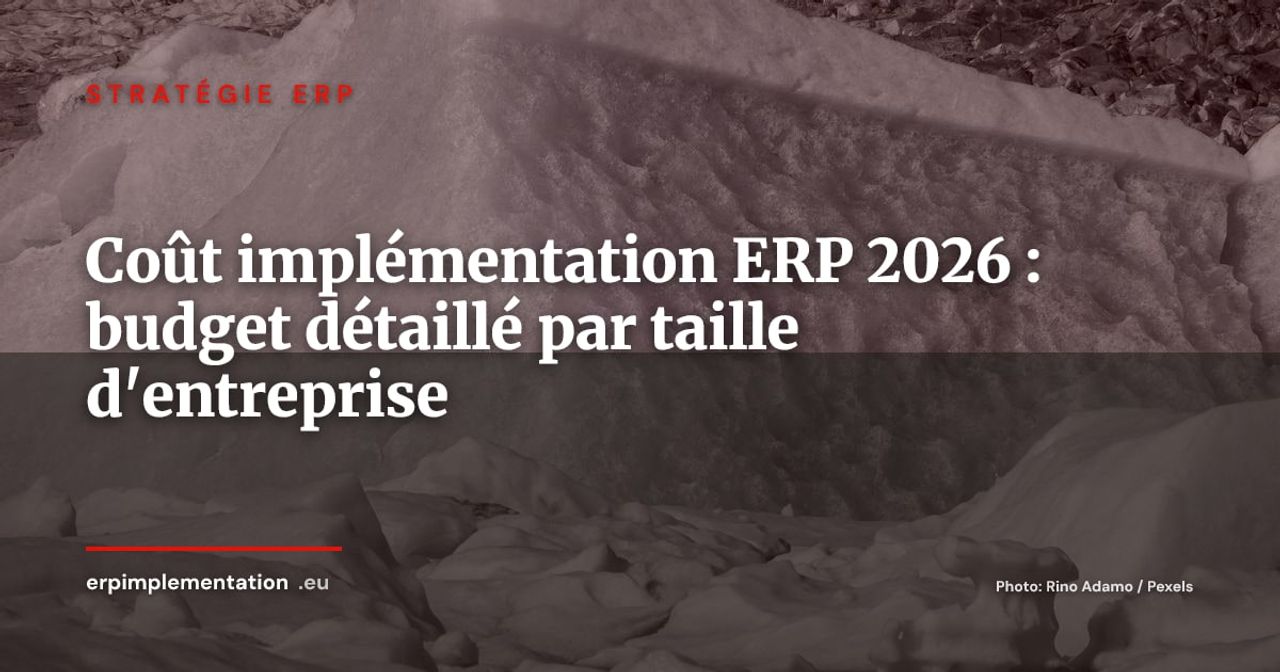 Budget implémentation ERP : combien ça coûte vraiment ?