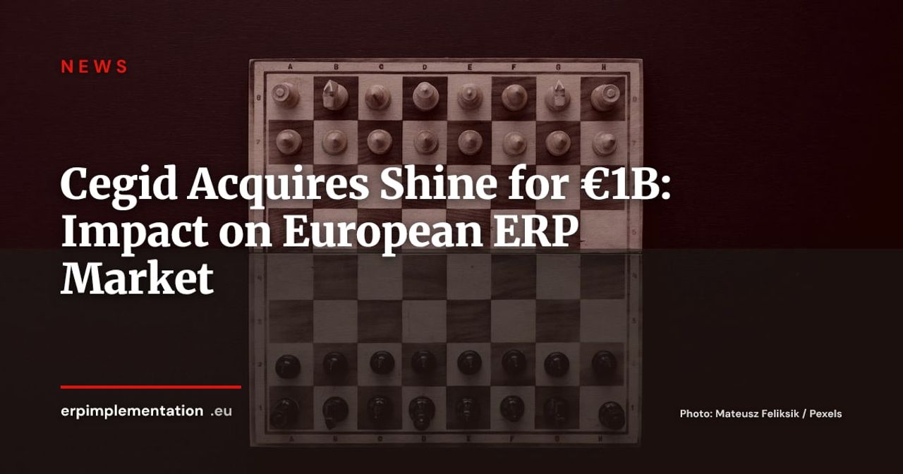 Cegid Acquires Shine for Over €1 Billion: European ERP Giant Emerges