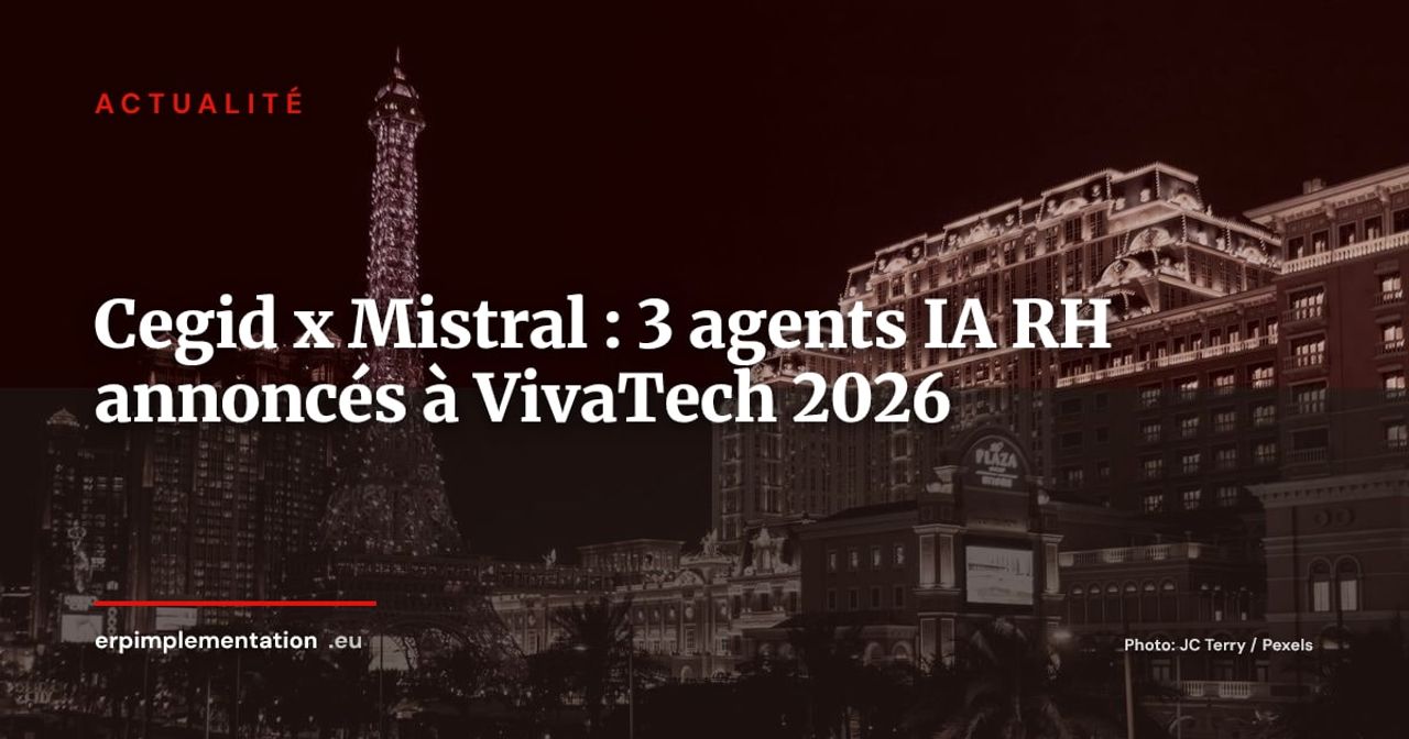 Cegid x Mistral : trois agents IA RH lancés à VivaTech 2026