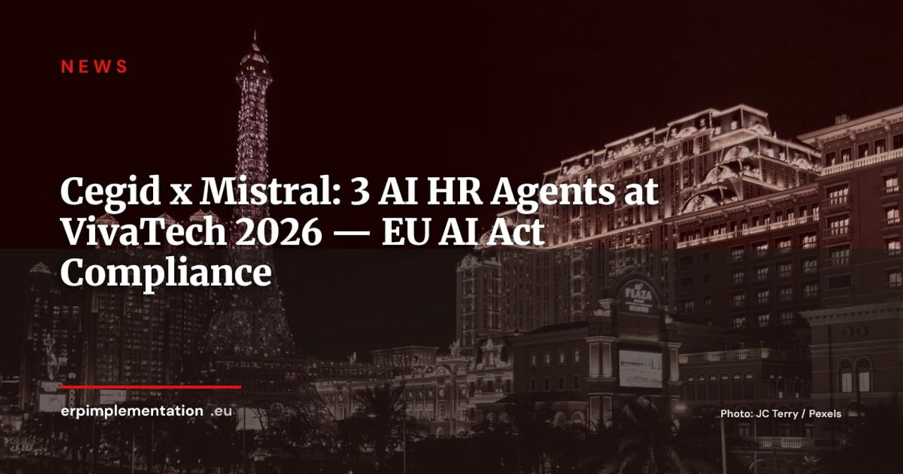Cegid x Mistral: Three AI HR Agents Launched at VivaTech 2026