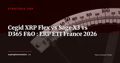 Cegid XRP Flex vs Sage X3 vs Dynamics 365 F&O : l'ERP ETI France, comparatif 2026