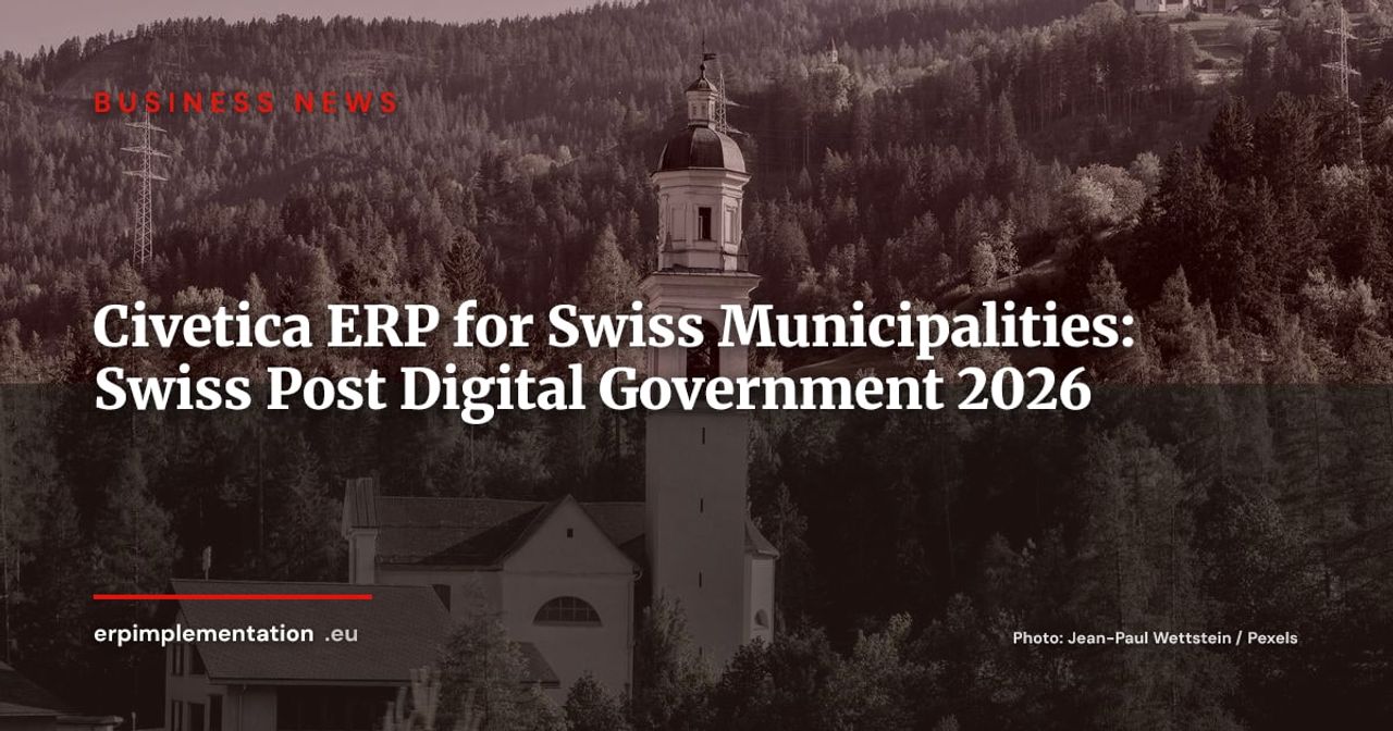 Civetica: Swiss Post Digital Government Launches an ERP Platform for Swiss Municipalities