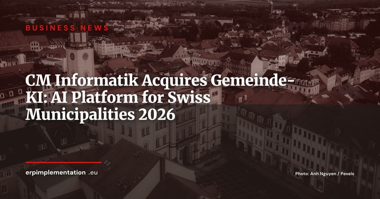 CM Informatik Acquires Gemeinde-KI: AI for Swiss Municipalities Consolidates