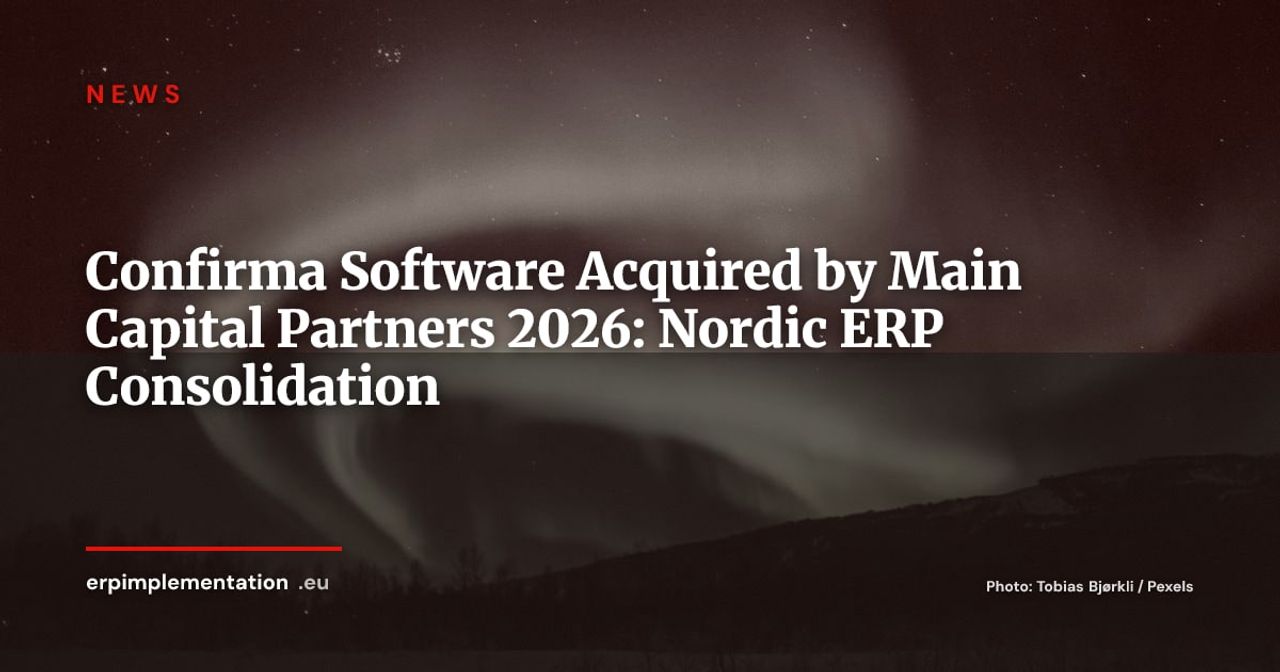 Confirma Software Acquired by Main Capital Partners: Nordic Vertical Software Consolidation