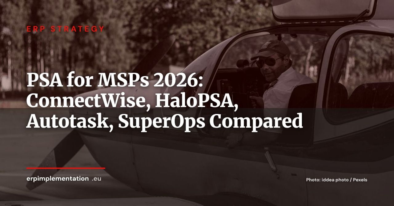 ConnectWise vs HaloPSA vs Autotask vs SuperOps: Best PSA for MSPs in 2026