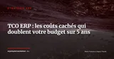 Coût total de possession d'un ERP : les 8 postes cachés qui explosent le budget — Stratégie ERP