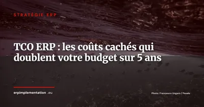Coût total de possession d'un ERP : les 8 postes cachés qui explosent le budget