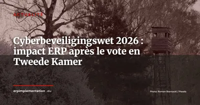 Cyberbeveiligingswet adoptée en Tweede Kamer : quel impact ERP pour les PME néerlandaises ?