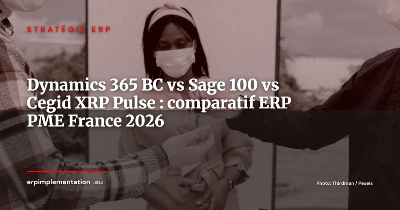 Dynamics 365 Business Central vs Sage 100 vs Cegid XRP Pulse : le comparatif ERP pour PME françaises 2026