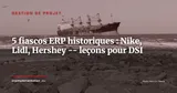 Les 5 échecs ERP les plus coûteux de l'histoire : analyse et leçons pour votre DSI — Gestion de projet