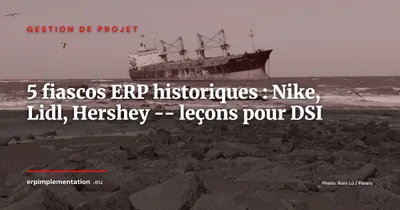 Les 5 échecs ERP les plus coûteux de l'histoire : analyse et leçons pour votre DSI