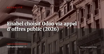Enabel choisit Odoo via appel d'offres public : partenariat 5 ans pour la coopération belge