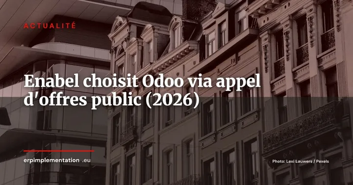 Enabel choisit Odoo via appel d'offres public : partenariat 5 ans pour la coopération belge — Actualité