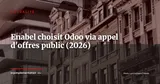 Enabel choisit Odoo via appel d'offres public : partenariat 5 ans pour la coopération belge — Actualité