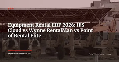 Equipment Rental ERP Software: IFS, Wynne, Point of Rental Compared (2026)