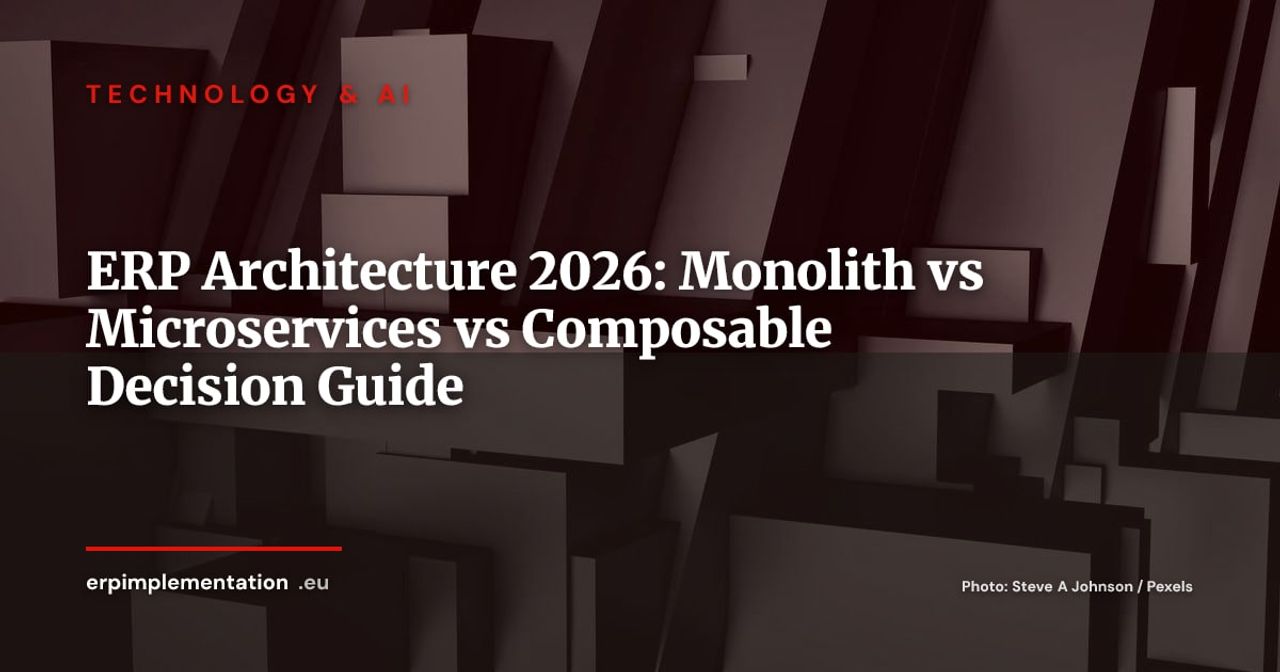 ERP Monolith, Microservices or Composable: The Architecture Decision Framework for 2026-2027