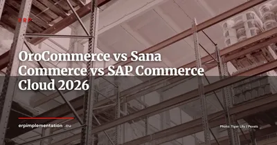 OroCommerce vs Sana Commerce vs SAP Commerce Cloud : quel portail B2B choisir avec votre ERP en 2026 ?