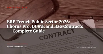 ERP for French Government Contracts: B2G Guide to Chorus Pro, DUME/ESPD, and Public Sector Billing