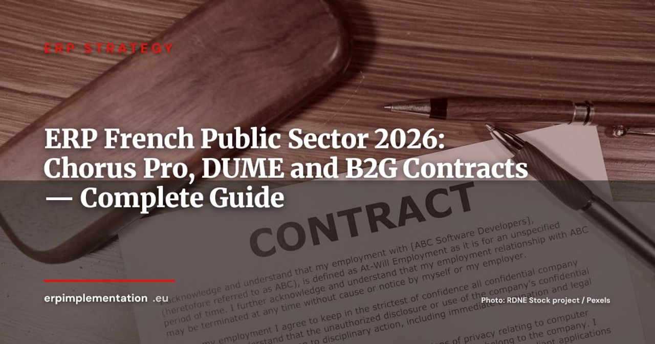 ERP for French Government Contracts: B2G Guide to Chorus Pro, DUME/ESPD, and Public Sector Billing