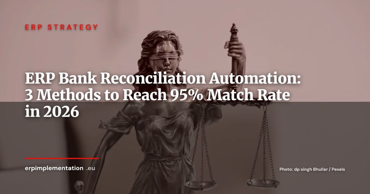 ERP Bank Reconciliation: 3 Methods to Automate 95% of Matching in 2026