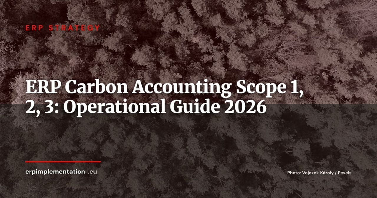 ERP and Carbon Accounting: How to Calculate Scope 1, 2 and 3 Emissions Directly in Your ERP