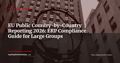 EU Public CbCR and ERP: 4 IT Workstreams for Groups Over €750M