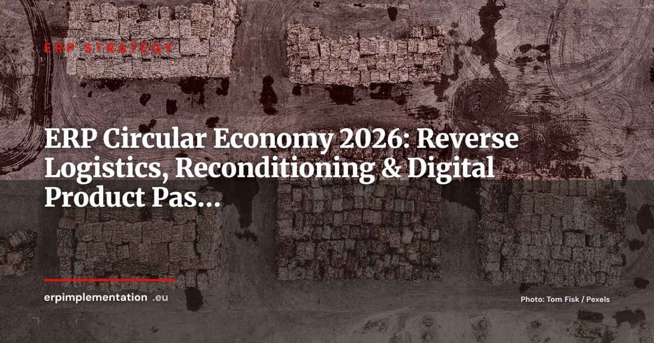 ERP and the Circular Economy: Reverse Logistics, Reconditioning, and End-of-Life Traceability