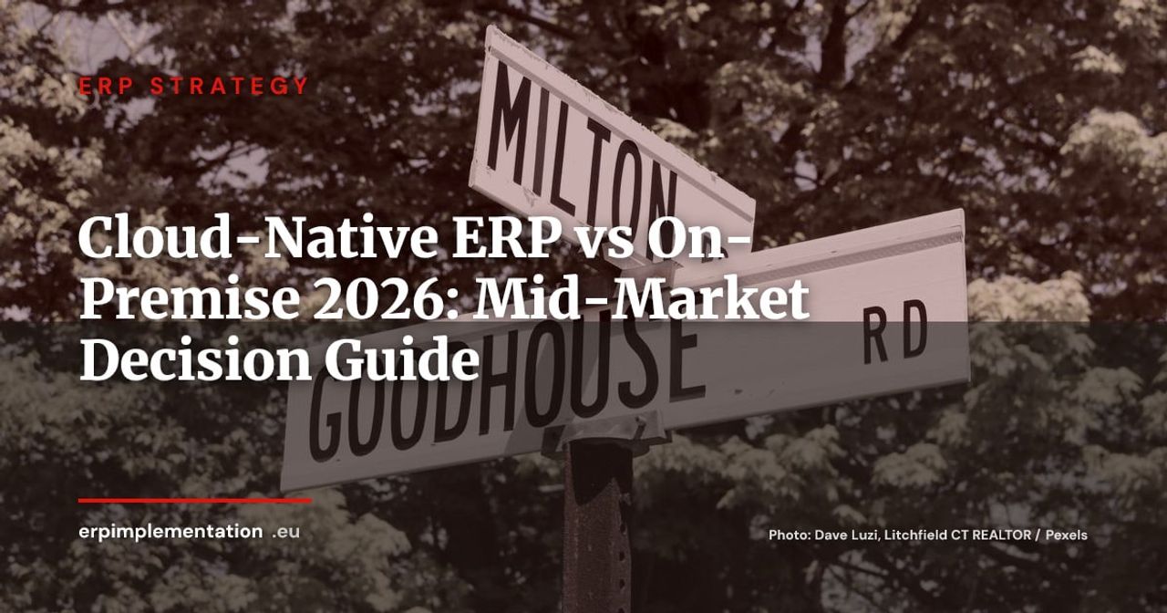 Cloud-Native ERP vs Modernised On-Premise in 2026: How to Choose for Your Mid-Market Business