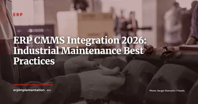ERP and CMMS: Integrating Industrial Maintenance to Maximize Equipment Availability