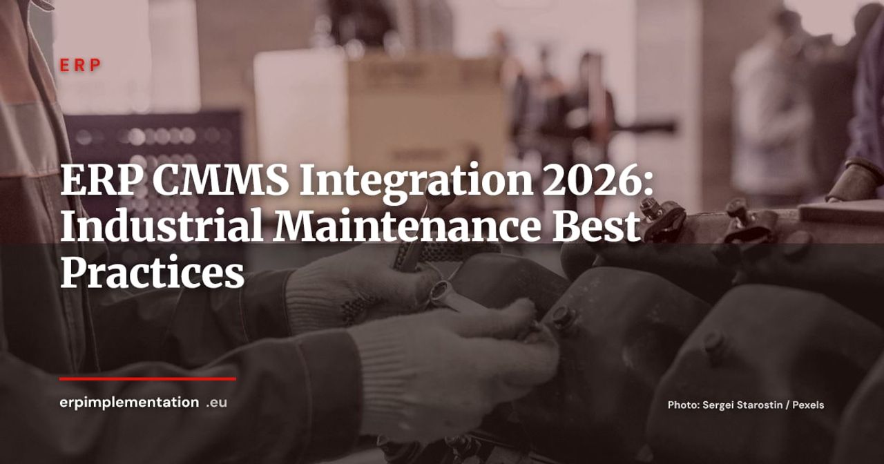 ERP and CMMS: Integrating Industrial Maintenance to Maximize Equipment Availability