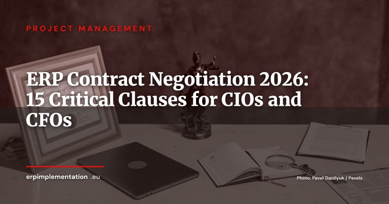 ERP Contract Negotiation: 15 Clauses to Check Before You Sign